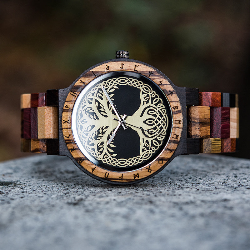 Creative Men's Wooden Quartz Watch