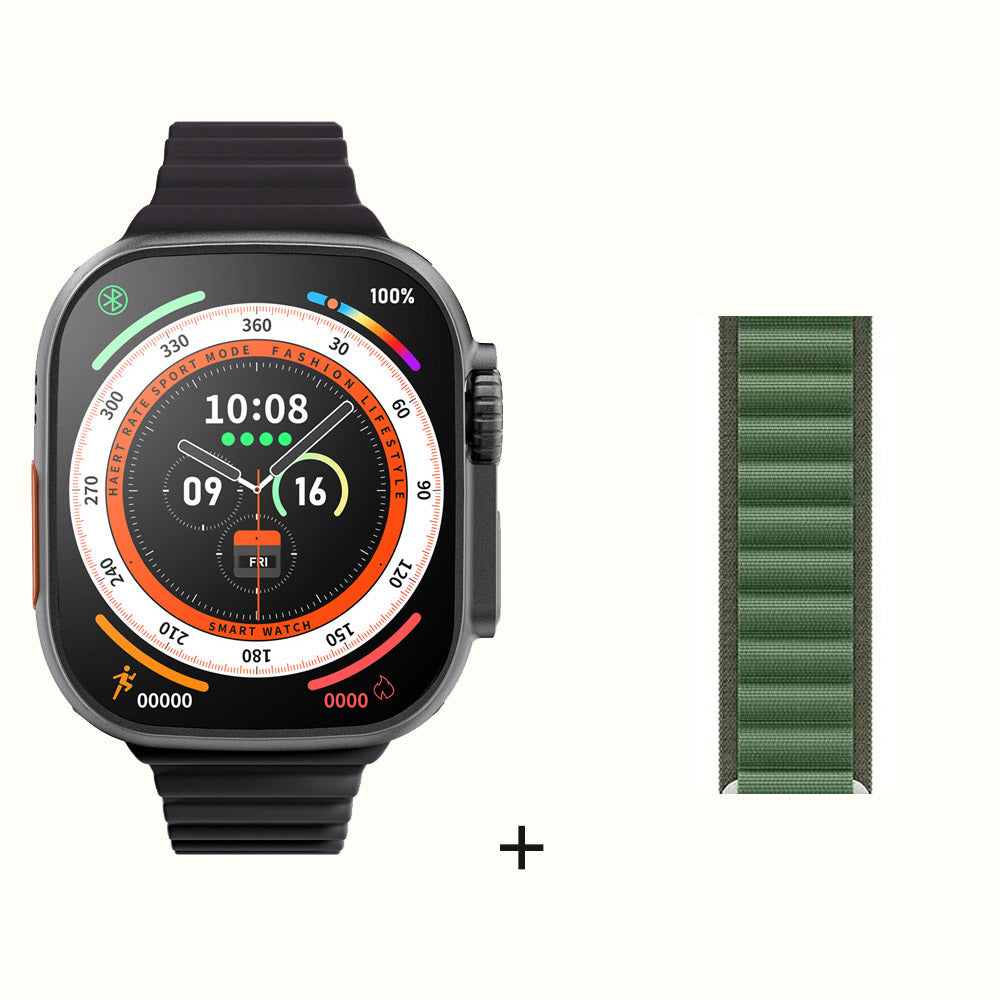 DaTeoy ZD8 Ultra Smart Watch Series 8 49mm Titanium Alloy Body 2.0" Retina Screen BT Call NFC ECG IP68 Waterproof Smartwatch Men