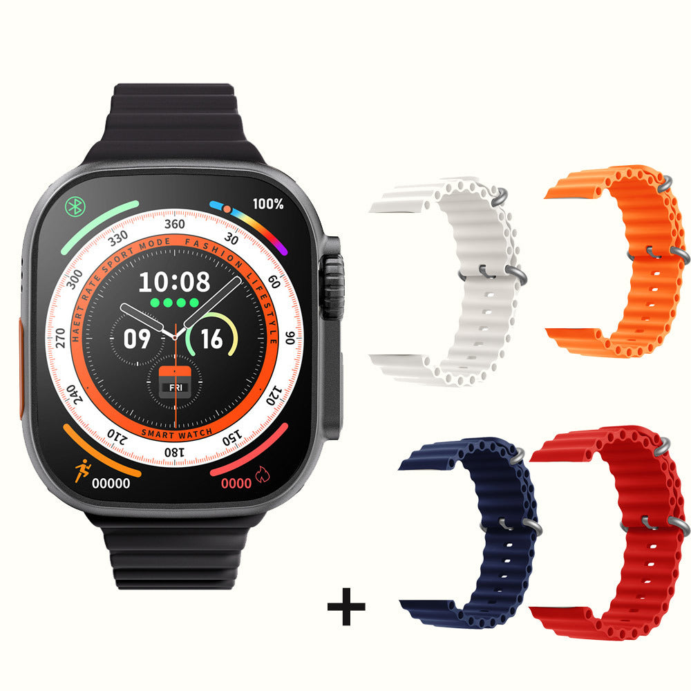 DaTeoy ZD8 Ultra Smart Watch Series 8 49mm Titanium Alloy Body 2.0" Retina Screen BT Call NFC ECG IP68 Waterproof Smartwatch Men