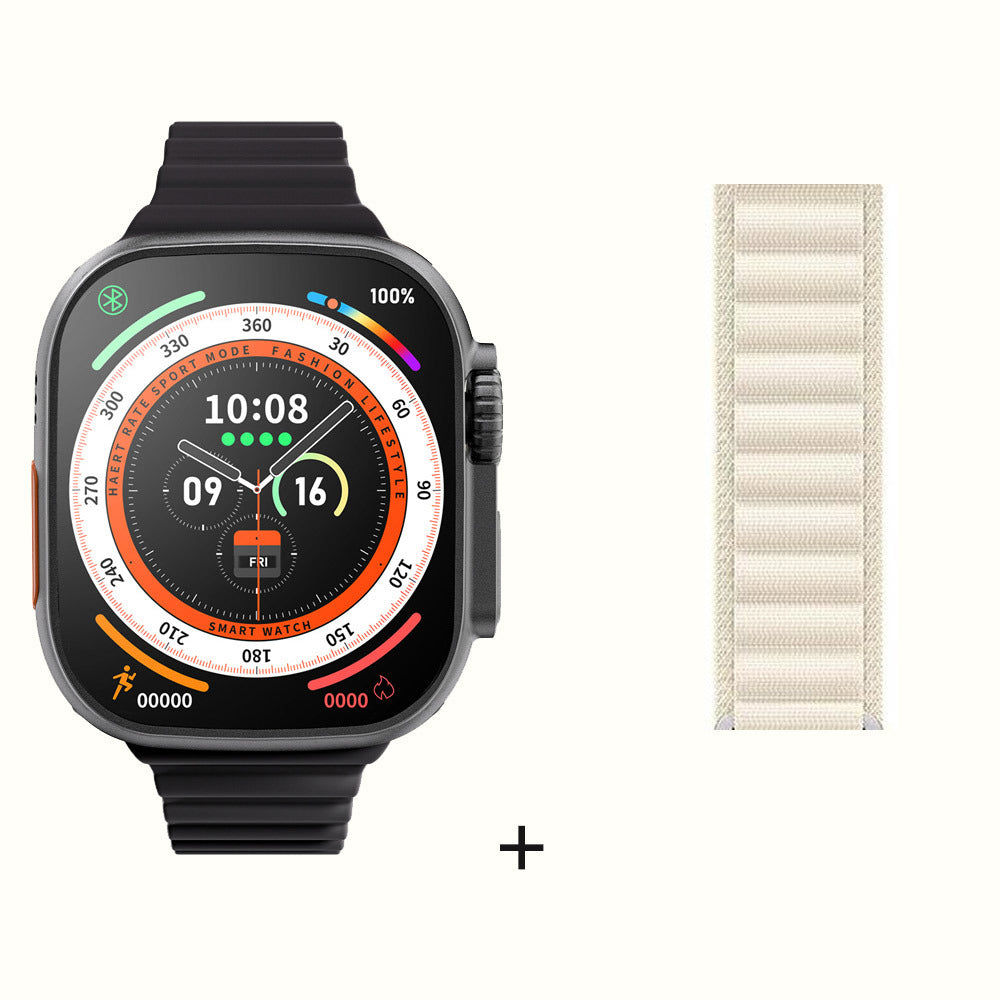 DaTeoy ZD8 Ultra Smart Watch Series 8 49mm Titanium Alloy Body 2.0" Retina Screen BT Call NFC ECG IP68 Waterproof Smartwatch Men