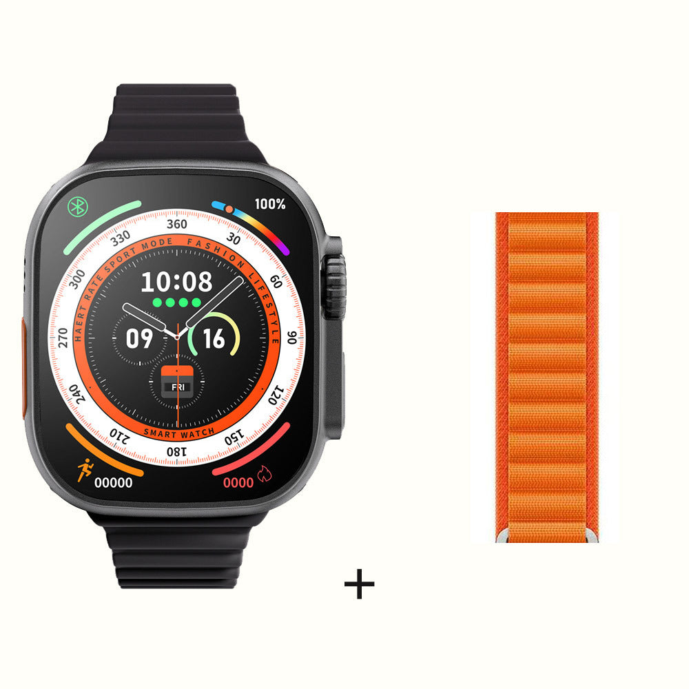DaTeoy ZD8 Ultra Smart Watch Series 8 49mm Titanium Alloy Body 2.0" Retina Screen BT Call NFC ECG IP68 Waterproof Smartwatch Men