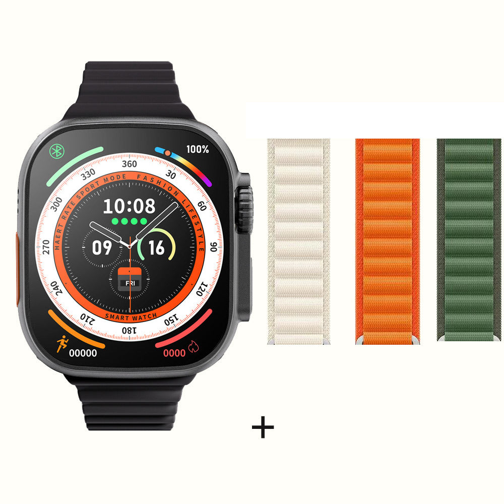 DaTeoy ZD8 Ultra Smart Watch Series 8 49mm Titanium Alloy Body 2.0" Retina Screen BT Call NFC ECG IP68 Waterproof Smartwatch Men