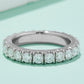 Adored 2.3 Carat Moissanite 925 Sterling Silver Eternity Ring