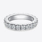 Adored 2.3 Carat Moissanite 925 Sterling Silver Eternity Ring