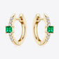 Lab-Grown Emerald Earrings