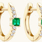 Lab-Grown Emerald Earrings