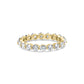 14K Yellow Gold 2.0 Cttw 2 Prong Set Diamond Eternity Band Ring (SI1-SI2 Clarity, I-J Color)