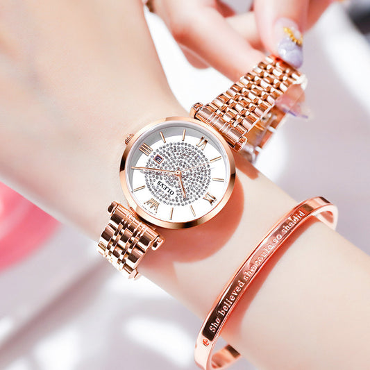 Waterproof Quartz Watch For Ladies