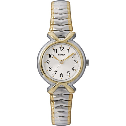 Timex Women's Pleasant Street Two-Tone 25mm Dress Watch, Expansion Band