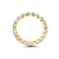 14K Yellow Gold 2.0 Cttw 2 Prong Set Diamond Eternity Band Ring (SI1-SI2 Clarity, I-J Color)