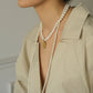 Pn Pearl Necklace Women's Light Luxury Niche Retro