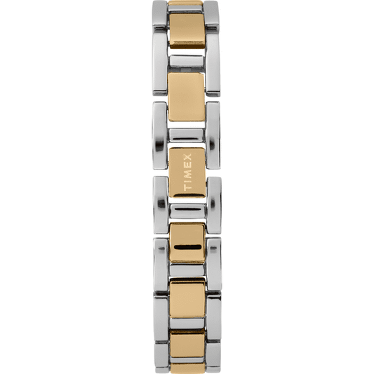 Timex Women's Dress Crystal 30mm Watch – Mother of Pearl Dial with Two-Tone Bracelet