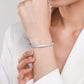 Women's Temperament Full Of Stars With Diamonds Sterling Silver Bracelet