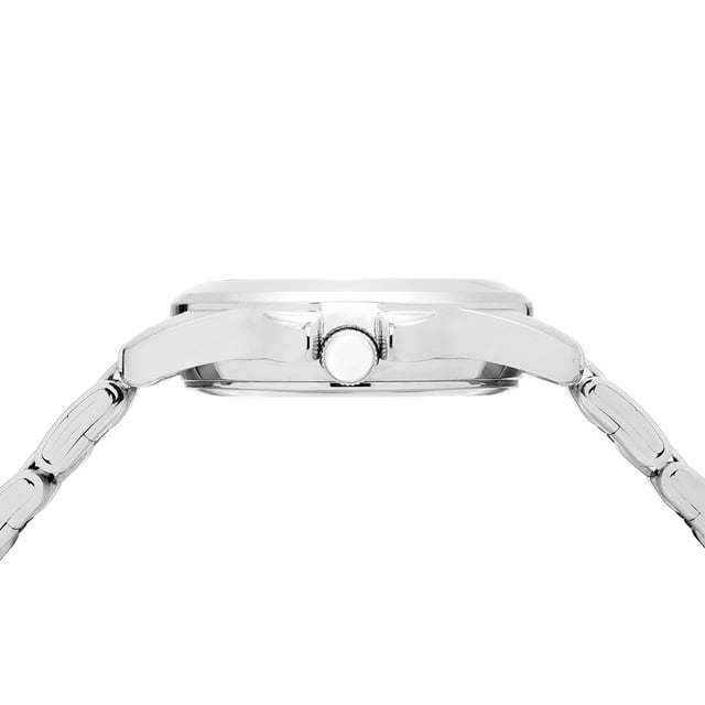 Women's Silver Dial Watch, Stainless-Steel Bracelet