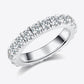 Adored 2.3 Carat Moissanite 925 Sterling Silver Eternity Ring