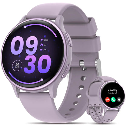 Smart Watches for Women [Gifts for Women/Calls/Answer] 1.27" Smart Watches for Android Phones＆ iPhone Compatible 24/7 Fitness Watches for Women with Heart Rate/Sleep Monitor/Steps Monitor/Pedometer