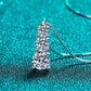 Moissanite Triple-Pendant Necklace