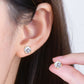 2 Carat Moissanite 925 Sterling Silver Stud Earrings