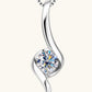 1 Carat Moissanite 925 Sterling Silver Necklace