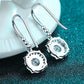 925 Sterling Silver Moissanite Hook Earrings