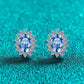 1 Carat Moissanite 925 Sterling Silver Stud Earrings