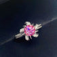 1 Carat Moissanite Flower-Shaped Ring