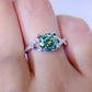 1 Carat Moissanite 925 Sterling Silver Ring