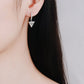 Moissanite Triangle Drop Earrings