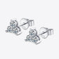 Moissanite 925 Sterling Silver Stud Earrings