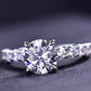 2 Carat 4-Prong Moissanite Ring