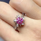 1 Carat Moissanite Flower-Shaped Ring