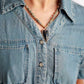 Natural Stone Pendant Beaded Necklace