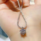 1 Carat Moissanite 925 Sterling Silver Necklace