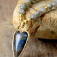 Natural Stone Pendant Beaded Necklace