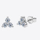 Moissanite 925 Sterling Silver Stud Earrings