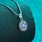 1 Carat Moissanite 925 Sterling Silver Necklace