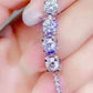 5 Carat Moissanite Lobster Clasp Bracelet