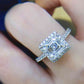 2 Carat Moissanite 925 Sterling Silver Ring