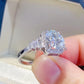 3 Carat Moissanite 925 Sterling Silver Ring