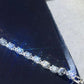 10 Carat Moissanite Platinum-Plated Bracelet