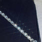 10 Carat Moissanite Platinum-Plated Bracelet