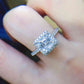 2 Carat Moissanite 925 Sterling Silver Ring