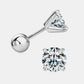 2 Carat Moissanite 925 Sterling Silver Stud Earrings