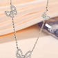 Moissanite Butterfly Shape Necklace