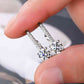 2 Carat Moissanite 925 Sterling Silver Earrings