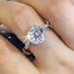 3 Carat Moissanite 925 Sterling Silver Ring