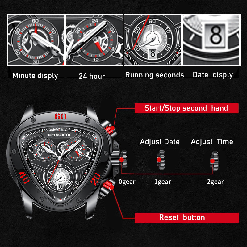 LIGE Top Brand Big Dial Chronograph Quartz Watch Men Sports Watches Military Male Wrist Watch Clock relogio masculino Nylon