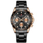 Men's Business Steel Band Water Resistant Quartz Watch