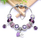 Silver Rhinestone Charm Bracelet New European Antique Handmade Charms Bracelet for Women Fashion Jewelry