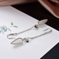 S925 Sterling Silver Natural Hetian White Jade Earrings Radish Cute Jewelry Earrings